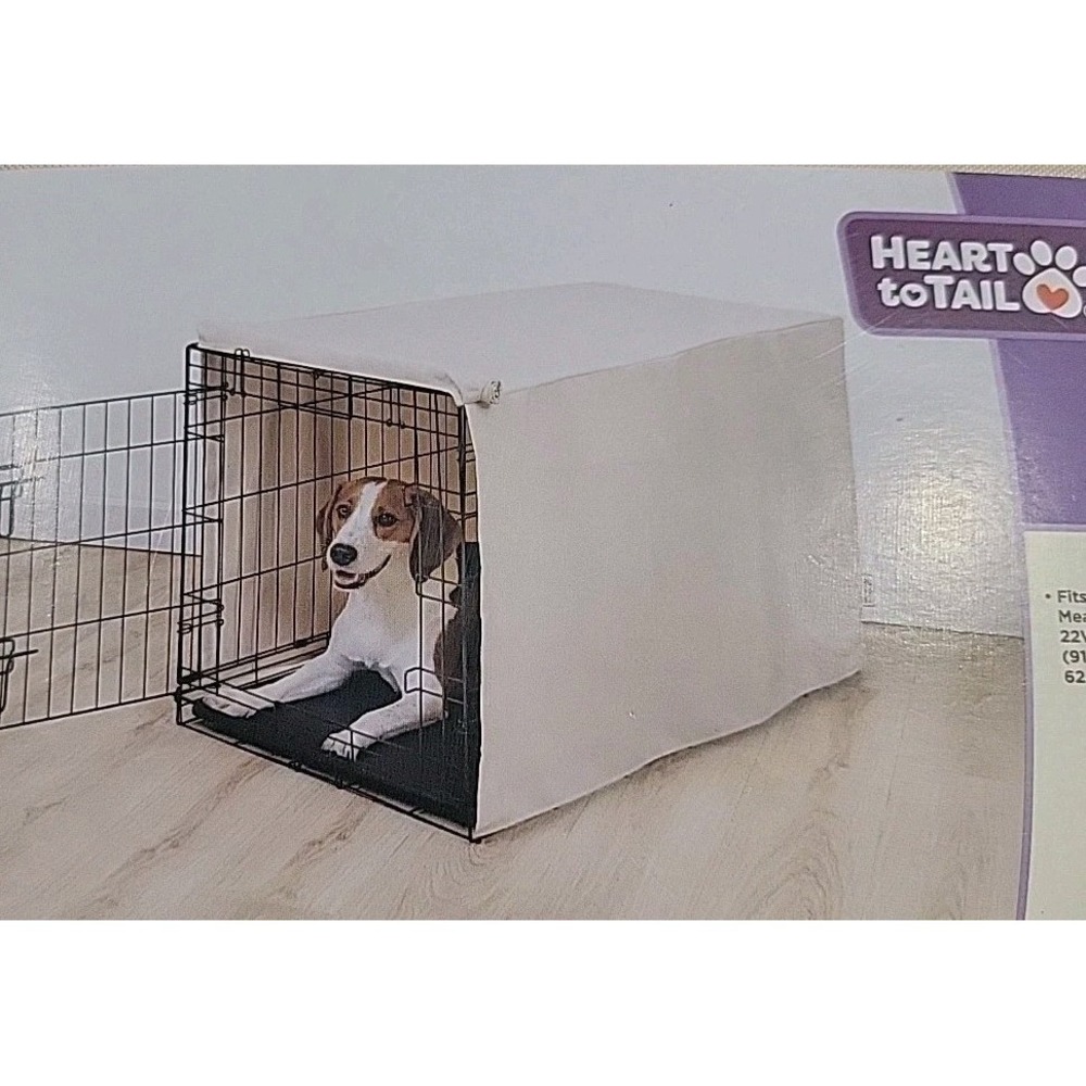 Heart To Tail Crate Cover 36Lx23.2Wx24H New In Package Dog Animal